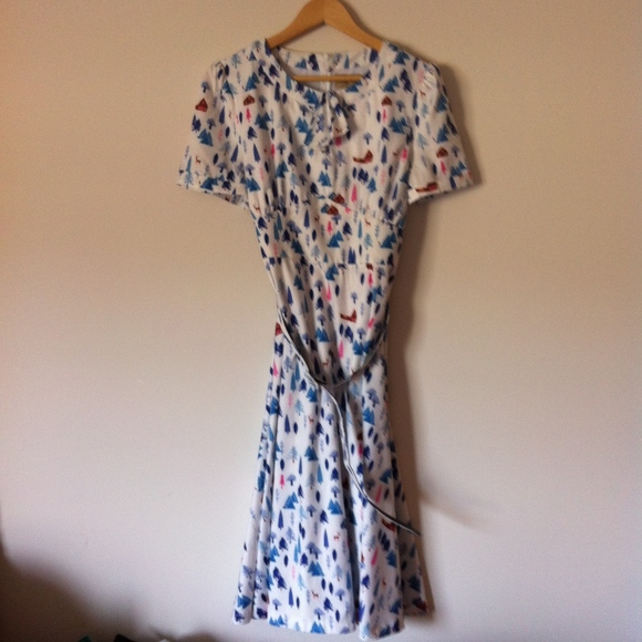 winter tea dress